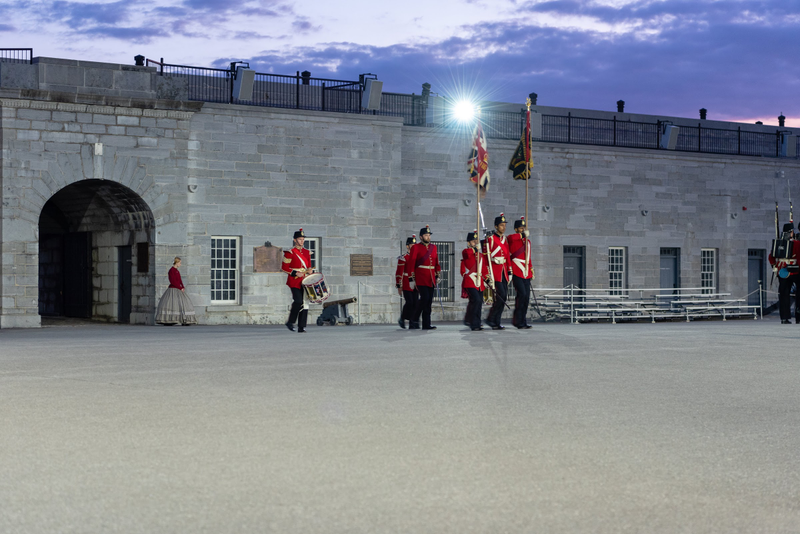 Illustration for article titled Selected Pictures from the Fort Henry Sunset Ceremony 2019 Finale